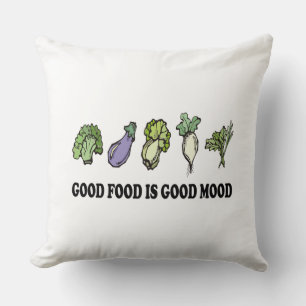 Cojín Decorativo Alimento Bueno Es Buen Ánimo Come Sano Decir Salud