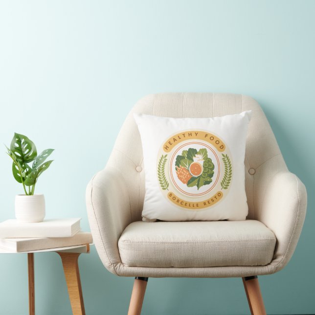 Cojín Decorativo Alimento Saludable (Silla)