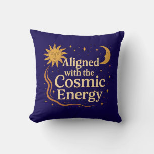 Cojín Decorativo Alineado con la Energía Cósmica Boho Celestial