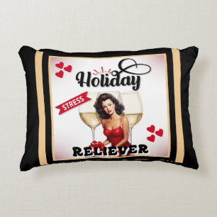 Cojín Decorativo Alivio del Estrés Navideño Pinup