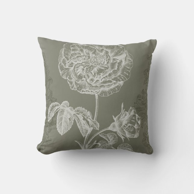 Cojín Decorativo Alivio floral I (Anverso)