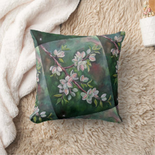 Cojín Decorativo Almendras en una Rama de Otoño Pintura de Alfred F