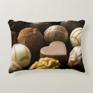 Cojín Decorativo Almendras garapiñadas deliciosas del chocolate