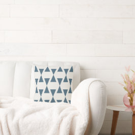 Cojín Decorativo Almofada – Estrutura A | Azul Ardósia & Off-White