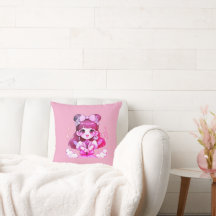 almofada garota kpop cantora desenho