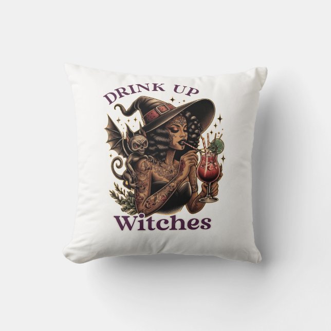 Cojín Decorativo Almofada (Pillow) Beba com As Bruxas (Anverso)