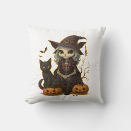 Cojín Decorativo Almofada (Pillow) Bruxa dos Gatos