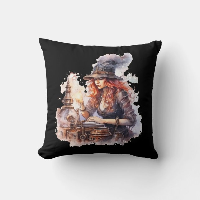 Cojín Decorativo Almofada (Pillow) Halloween Steampunk (Anverso)