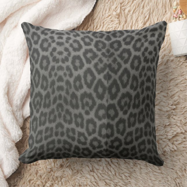 Cojín Decorativo Almofada Textura e Padrão de Pele de Leopardo  (Manta)