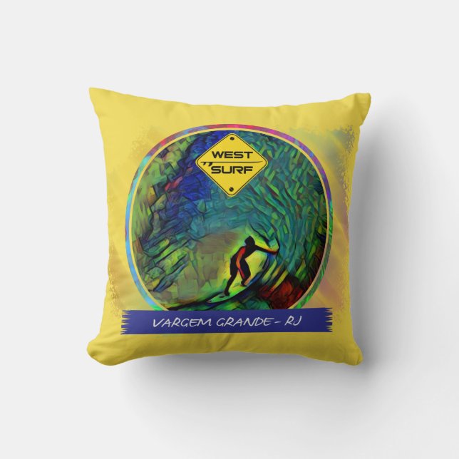 Cojín Decorativo Almofada West Surf I (Anverso)