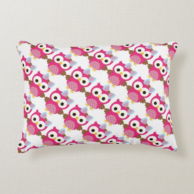 Cojín Decorativo Almohada/búhos de acento (Anverso)