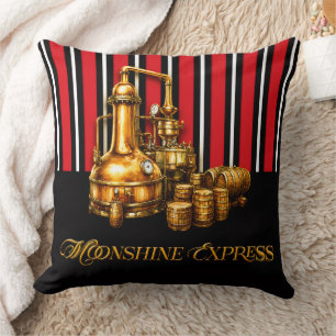 Cojín Decorativo ¡Almohada de diseño de lujo Moonshine Express!