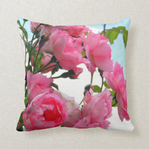 Cojín Decorativo "Almohada de la rosaleda de Monet"