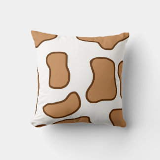 Cojín Decorativo "Almohada de lanzamiento de estampado de vaca de m
