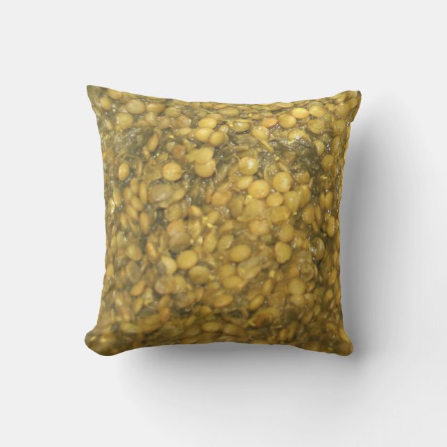 Cojín Decorativo ¡Almohada de las lentejas! (Anverso)