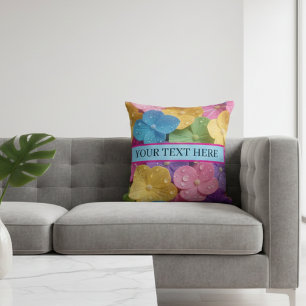 Cojín Decorativo “Almohada de texto personalizado – Tu mensaje aquí