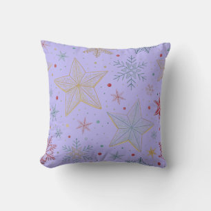Cojín Decorativo "Almohada Decorativa Sueño Lavanda Estrella"