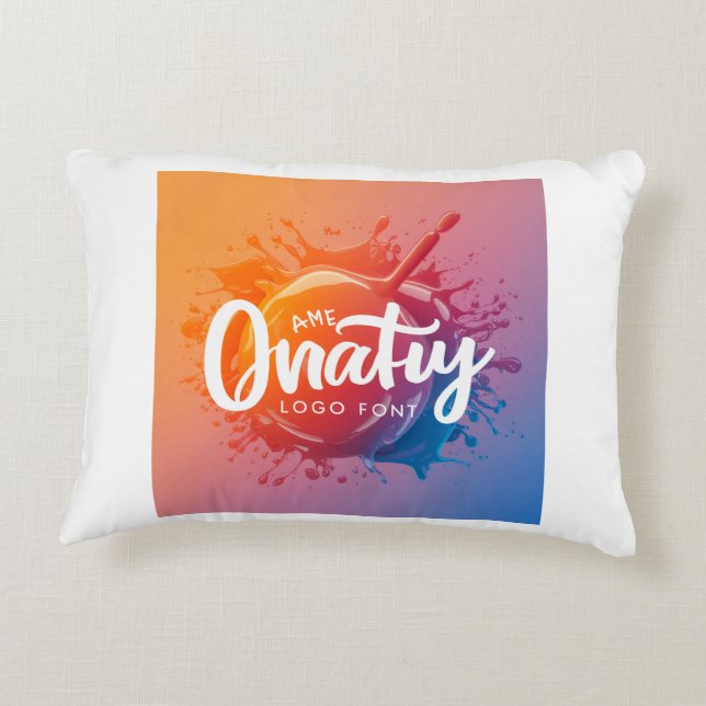 Cojín Decorativo "Almohada elegante y elegante para un toque de mod (Reverso)