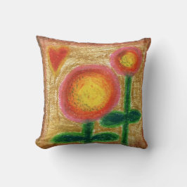 Cojín Decorativo Almohada, Girasoles Felices