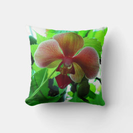 Cojín Decorativo Almohada, hermosa fotografía de orquídea Phalaenop