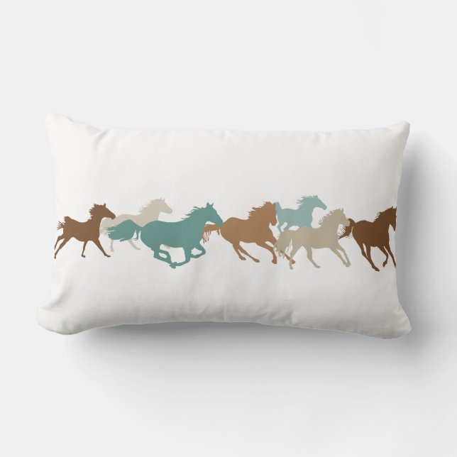 Cojín decorativo, almohada lumbar de 13" x 21" (Anverso)