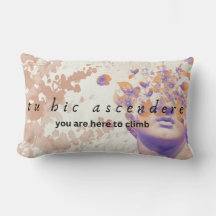 Cojín decorativo, almohada lumbar de 13" x 21"