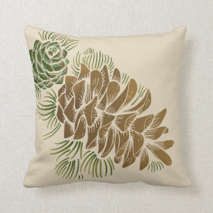 Cojín Decorativo Almohada-Pinecones del tiro