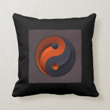 ¡Almohada roja y negra de Yin Yang!