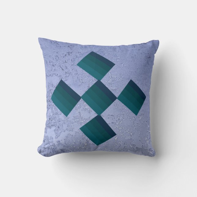 Cojín Decorativo Almohadilla azul (Anverso)