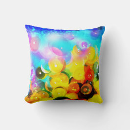 Cojín Decorativo Almohadilla de burbujas coloridas