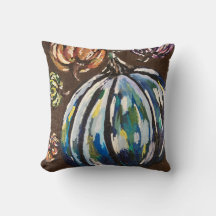 Almohadilla de calabaza de otoño