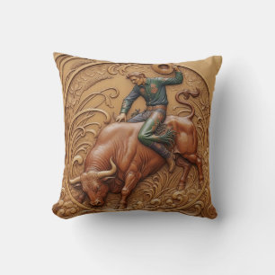 Cojín Decorativo Almohadilla de jinete de toro