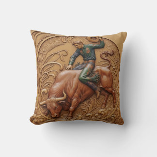 Cojín Decorativo Almohadilla de jinete de toro