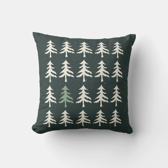 Cojín Decorativo almohadilla de pino verde (Anverso)