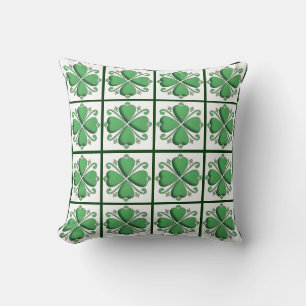 Cojín Decorativo Almohadilla de Shamrock/Clover