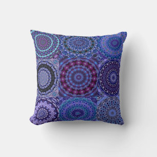 Cojín Decorativo Almohadilla del Cuello Azul