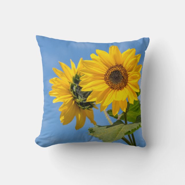 Cojín Decorativo almohadillas de girasol (Anverso)