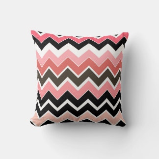 Cojín Decorativo Almohadón 2en1 Tierra Rosa Patrón ZigZag