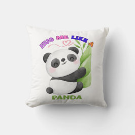 Cojín Decorativo Almohadón – Abrázame como un Panda