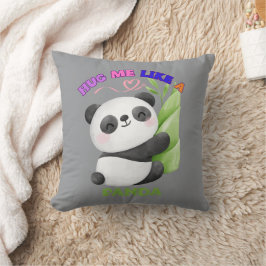 Cojín Decorativo Almohadón – Abrázame como un panda