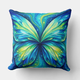 Cojín Decorativo Almohadón Azul, Amarillo, Negro Colorido