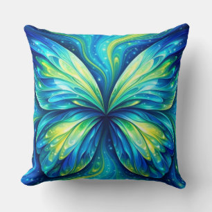 Cojín Decorativo Almohadón Azul, Amarillo, Negro Colorido