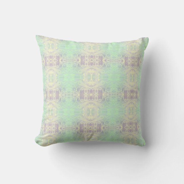 Cojín Decorativo almohadón azul verde (Anverso)