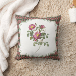 Cojín Decorativo Almohadón Campestre Rosa Silvestre