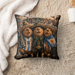 Cojín Decorativo Almohadon Capibarras viajeros