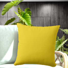 Cojín Decorativo Almohadón color amarillo limón sólido