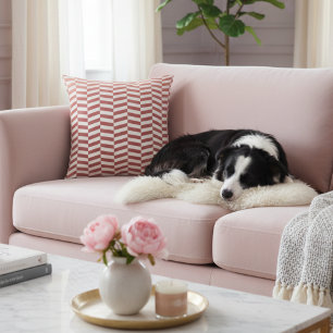 Cojín Decorativo Almohadón con acento de espiga dorado rosa chic y