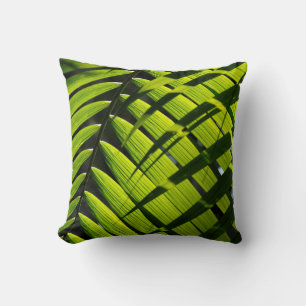 Cojín Decorativo Almohadón con diseño de hoja de palma