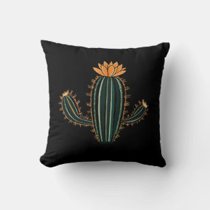 Cojín Decorativo Almohadón con diseño de planta del desierto de cac