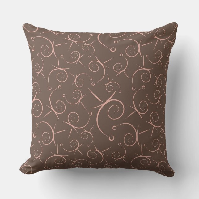 Cojín Decorativo Almohadón con estampado abstracto (Anverso)